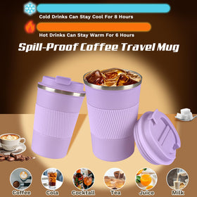SPLMIFA leak-proof lid in action prevents spills during travel.