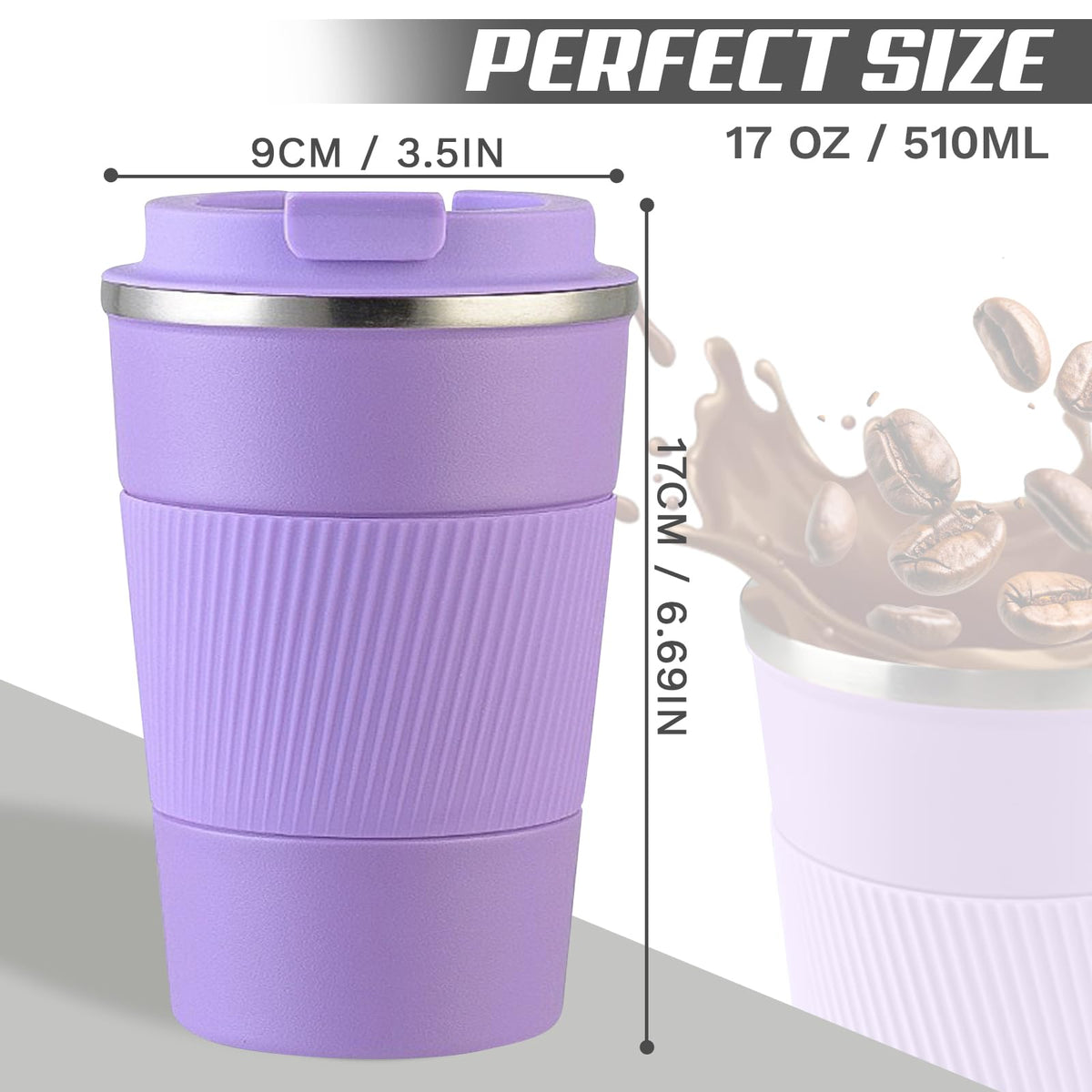 SPLMIFA silicone sleeve provides a non-slip grip for easy handling.