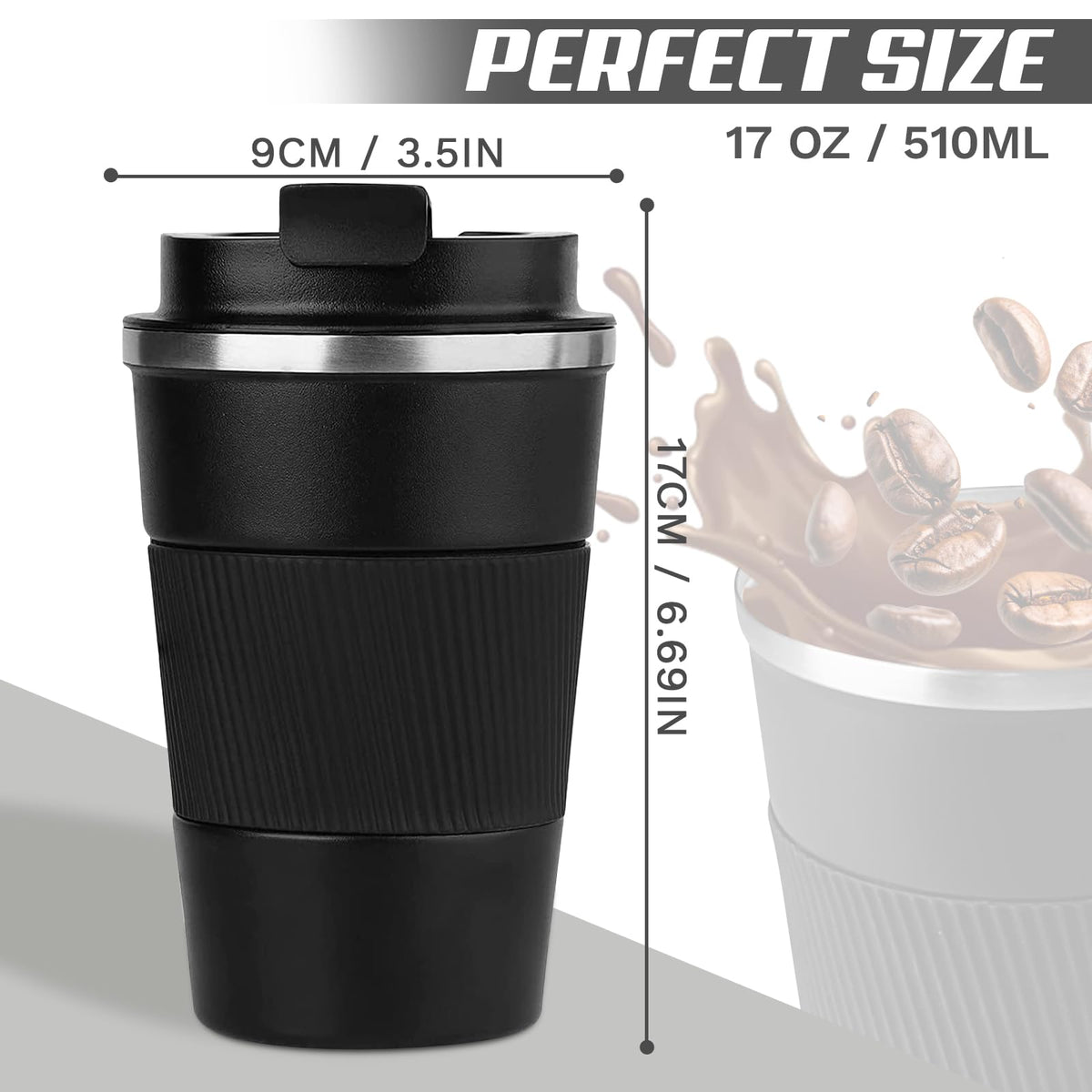 SPLMIFA mug anti-slip bottom stabilizing on a surface