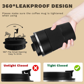SPLMIFA mug wide-mouth design enables ice and thorough cleaning