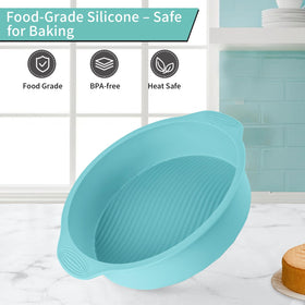 Spmarkt protector on outer edge, snug fit for 10” springform pans