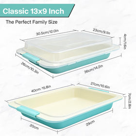 Spmarkt ivory coating with Tiffany-blue accents adds style and durability.