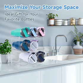 Spospo durable 40 oz bottle storage with high capacity.