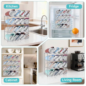 Spospo versatile kitchen storage for bottles and cups