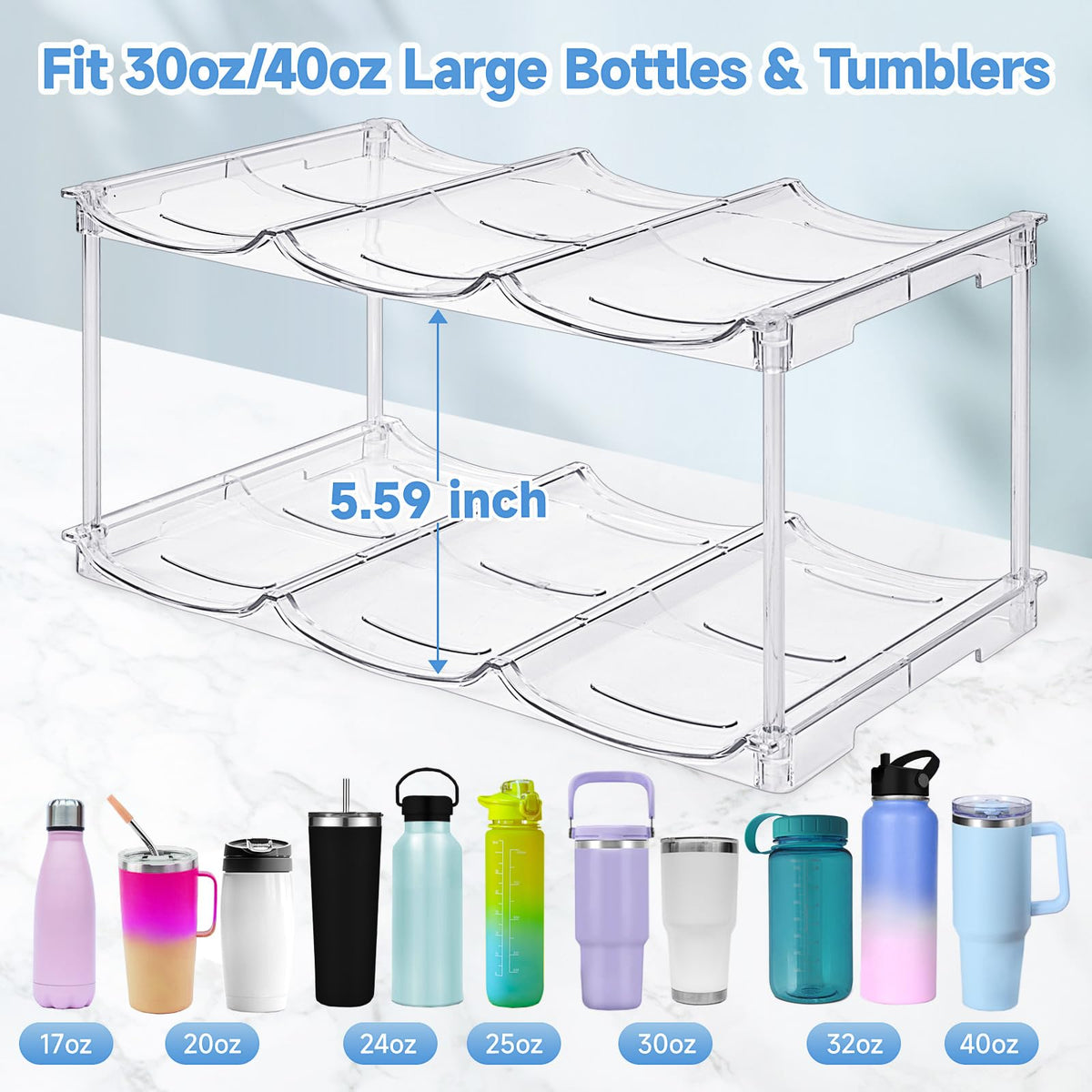 Spospo bottle rack demonstrates interlocking slots for easy setup