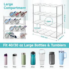 Spospo stackable organizer fits Stanley 40 oz tumbler for neat storage