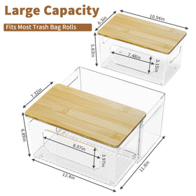 Spospo pull-out basket demonstrates easy access for sponges and cleaners.
