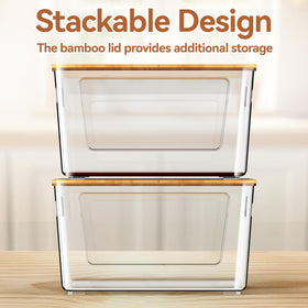 Spospo wide front opening provides easy access to bags and refills.