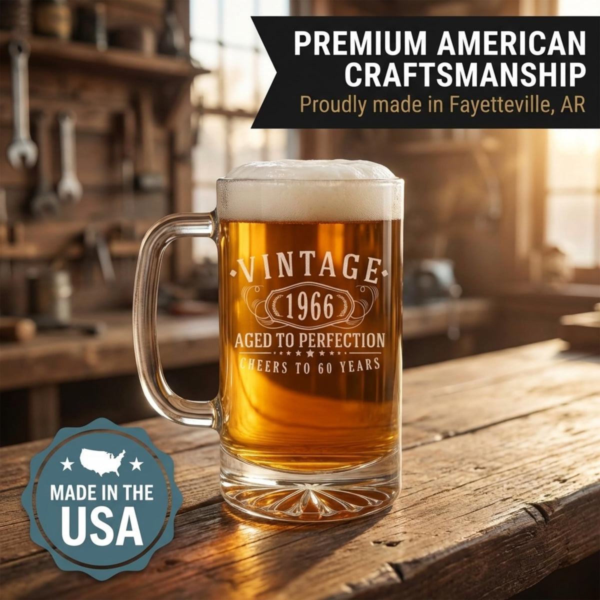 Spotted Dog lead-free glass ensuring safe beer enjoyment.
