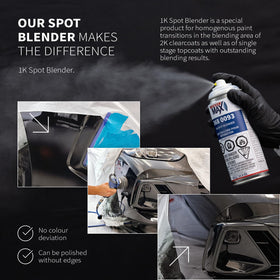 SprayMax 1K Spot Blender used in body shops to speed refinishing
