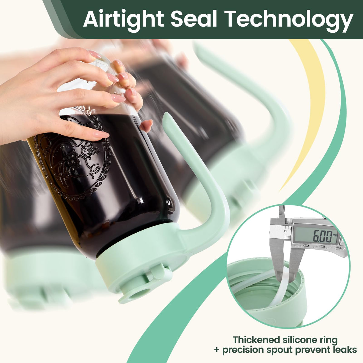 Spreccio dishwasher-safe pitcher cleans easily for daily beverages.