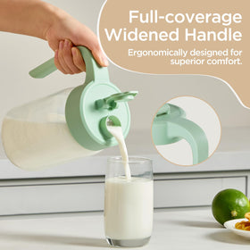 Spreccio leak-proof pour spout lid designed for fridge and travel use