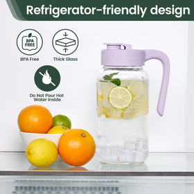 Spreccio Mason Jar Pitcher heavy-duty glass designed for daily use.