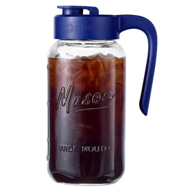 Spreccio Mason Jar Pitcher with pour spout for smooth pours.