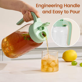 Spreccio Mason Jar Pitcher wide-mouth pour for drip-free serving