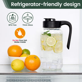 Spreccio 2-quart capacity ideal for sun tea servings.