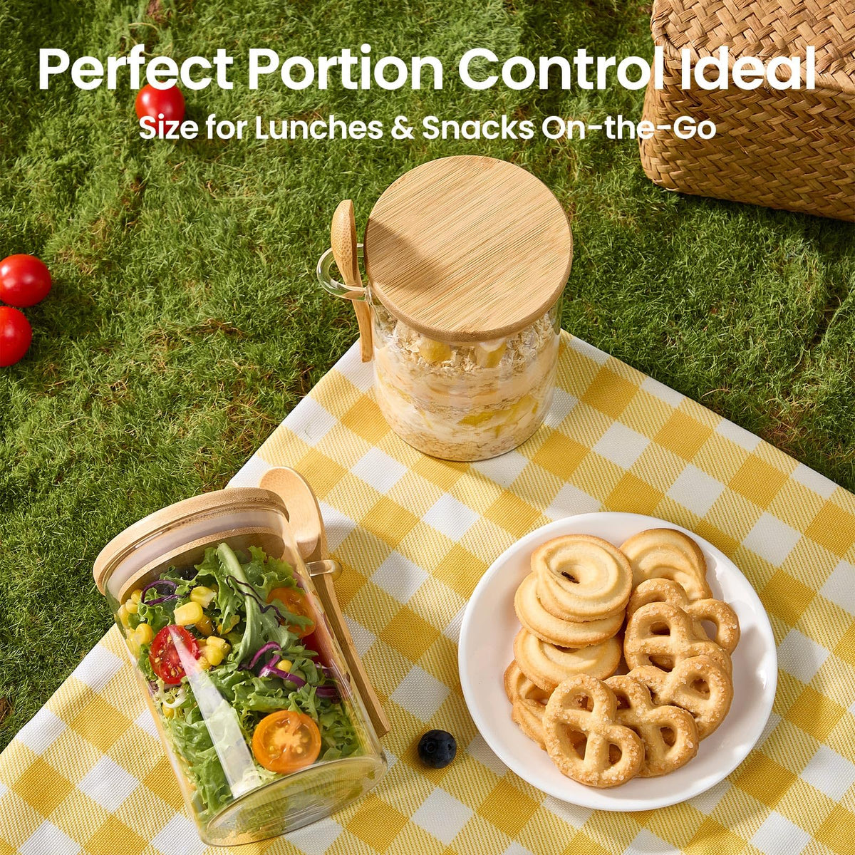 Spreccio microwave and dishwasher safe jar for easy reheating and cleaning