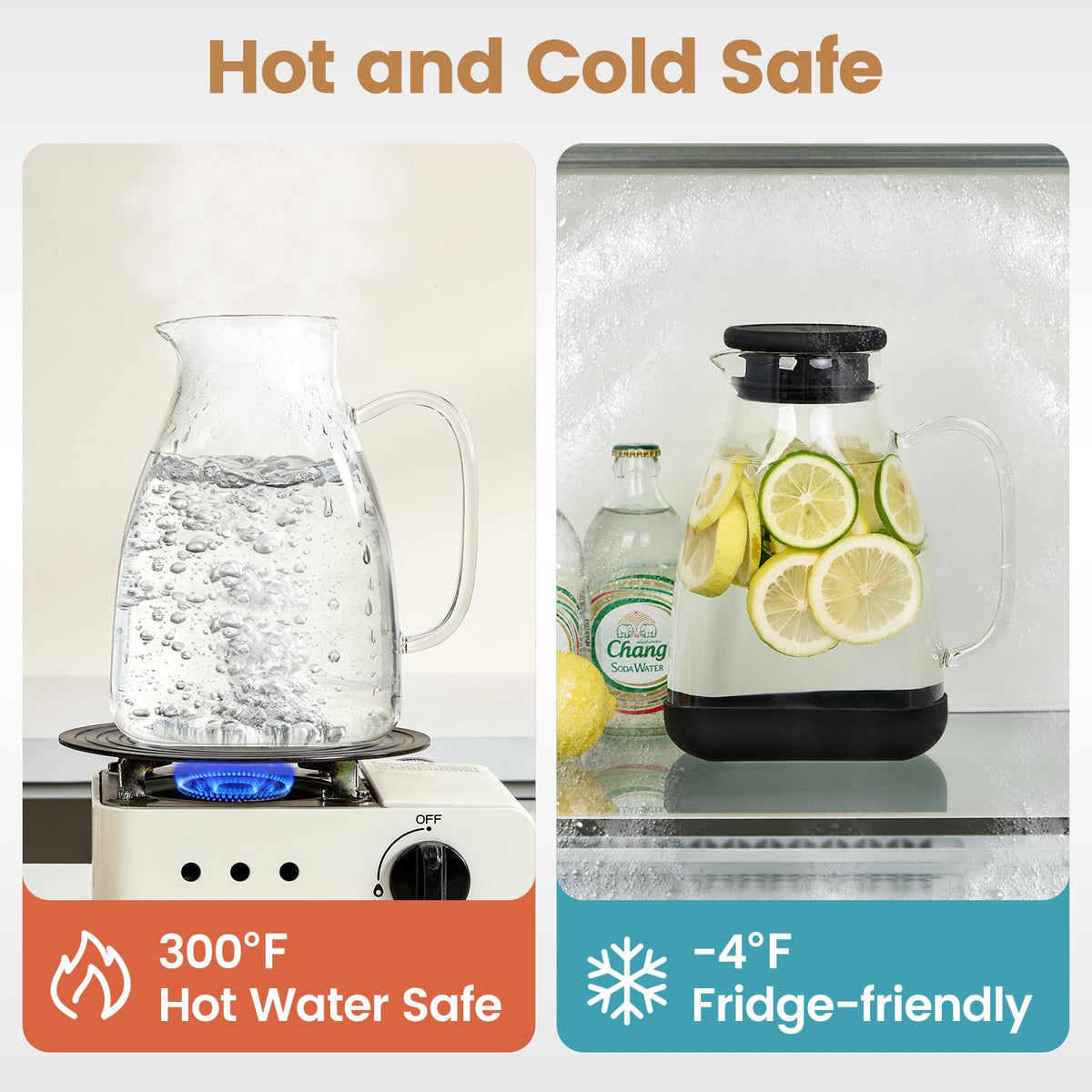 Spreccio dishwasher-safe pitcher, simple cleaning and maintenance.