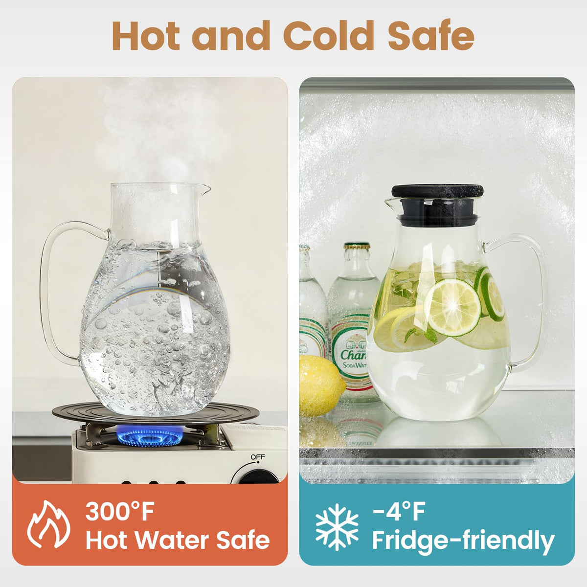Spreccio stainless steel filter enables tea and fruit infusions in minutes.