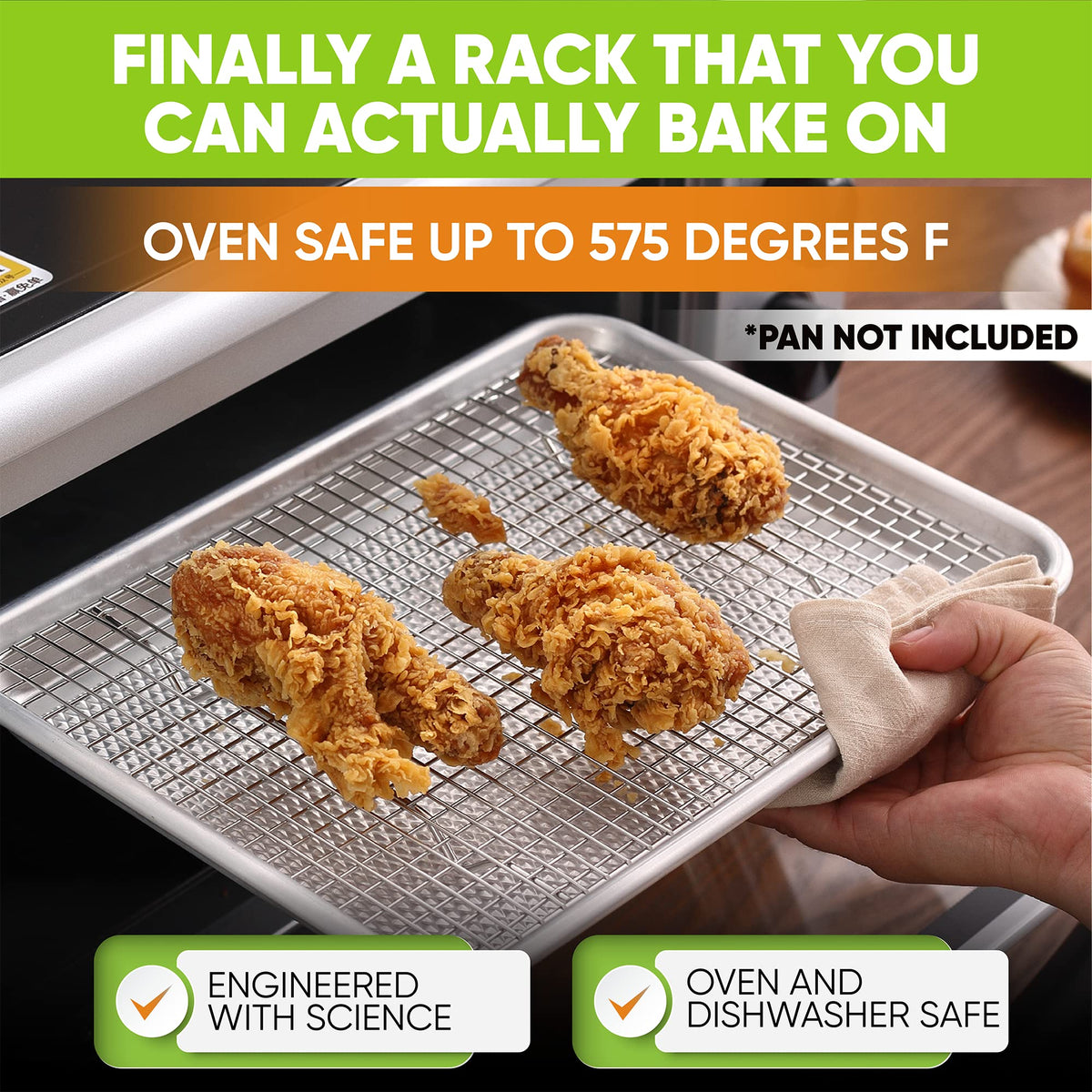 Spring Chef four raised feet promote optimal air flow.