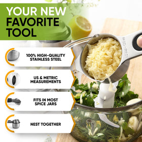 Spring Chef BPA-free measuring tools for safe kitchen use.