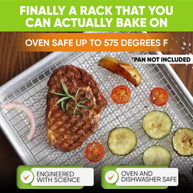 Spring Chef cooling rack is dishwasher safe for easy cleanup