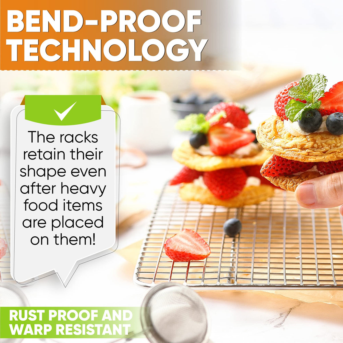 Spring Chef cooling rack doubles as a drying rack