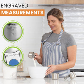 Spring Chef dishwasher-safe cups simplify cleanup after cooking.