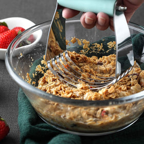 Spring Chef dishwasher-safe pastry blender for quick cleanup after baking.