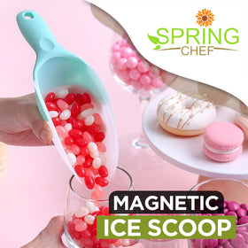 Spring Chef dog food scoop portion-control tool for accurate serving.