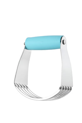 Spring Chef Dough Blender Aqua Sky multi use tool for soft fruit chopping and more