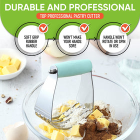 Spring Chef dough blender used for biscuits and pie dough to flaky results.
