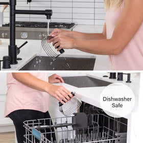 Spring Chef dough blender is dishwasher-safe for quick cleanup after baking.