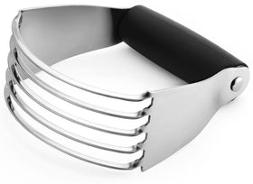 Spring Chef Dough Blender front view with black handle for precise butter cutting