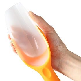 Spring Chef flexi-plastic BPA-free scoop highlighting durable, break-resistant design.