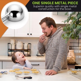 Spring Chef ice cream scoop delivering smooth, quick servings