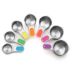 Spring Chef magnetic cups nest for compact storage and easy access
