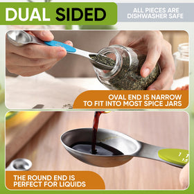 Spring Chef set features US and metric markings for versatile recipes.