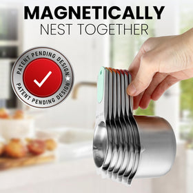 Spring Chef measuring cups with easy-pour spout for liquids.