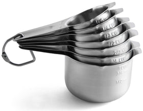 Spring Chef pour spout measuring cups showing precise liquid measurements for sauces