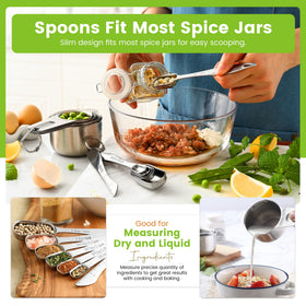 Spring Chef measuring cups with pour spouts shown in action for precise pouring.