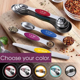 Spring Chef spoons feature clear US and metric markings