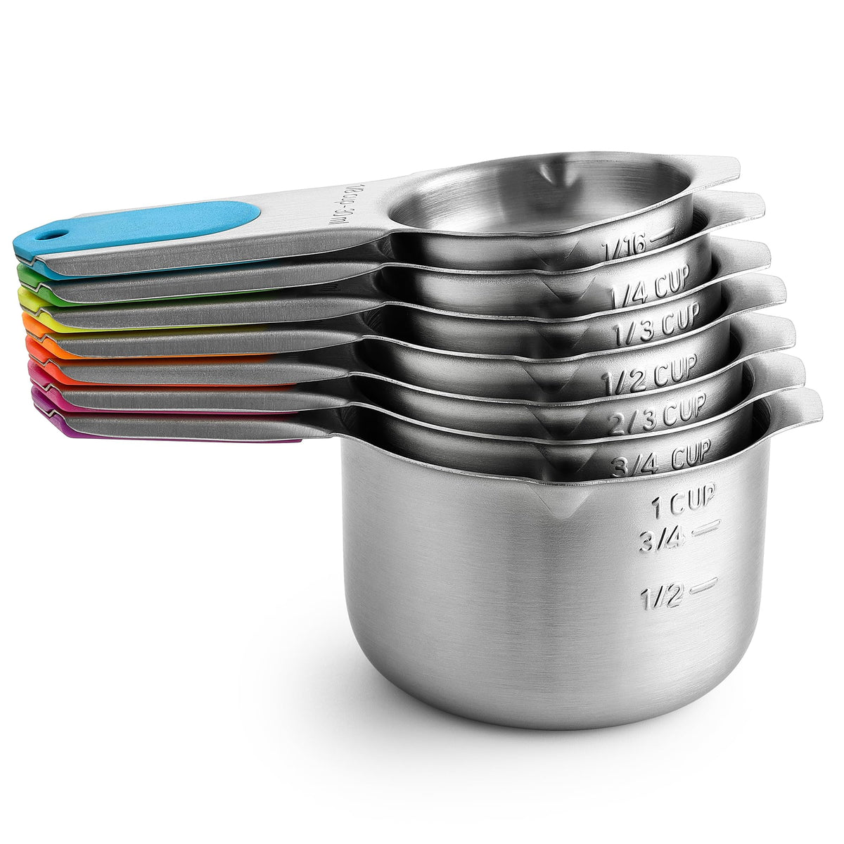 Spring Chef patent-pending magnet holds the set together when stored
