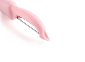 Spring Chef pink lemonade color peeler adds vibrant countertop style.