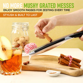 Spring Chef zester grating nutmeg for warm notes