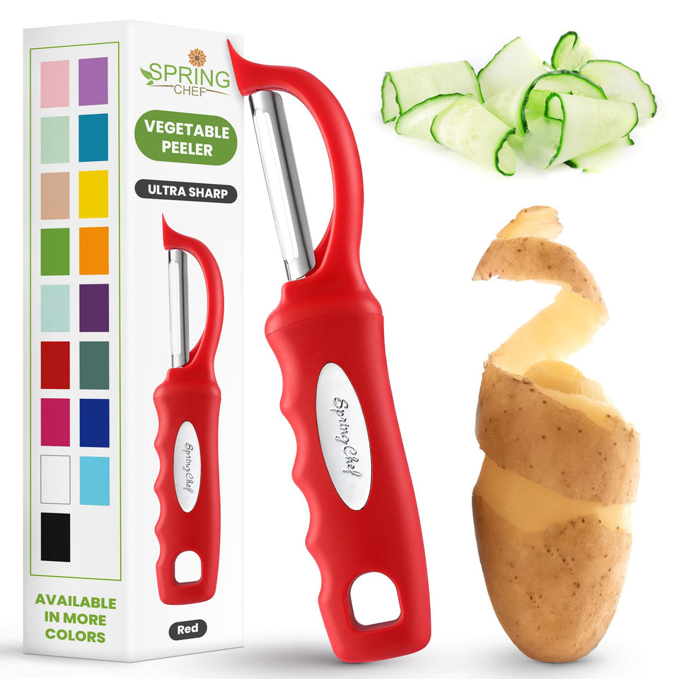 Spring Chef premium swivel peeler blade for precise peeling and smooth results.