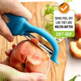 Spring Chef Premium Swivel Peeler dishwasher safe for easy cleaning