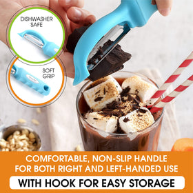 Spring Chef Premium Swivel Peeler dishwasher-safe for easy cleanup