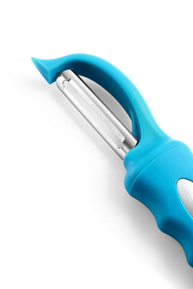 Spring Chef Premium Swivel Peeler hanging hole for easy storage