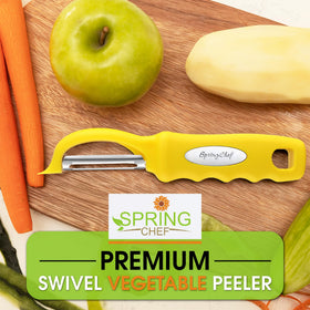 Spring Chef swivel peeler perfect for peeling ginger and delicate skins